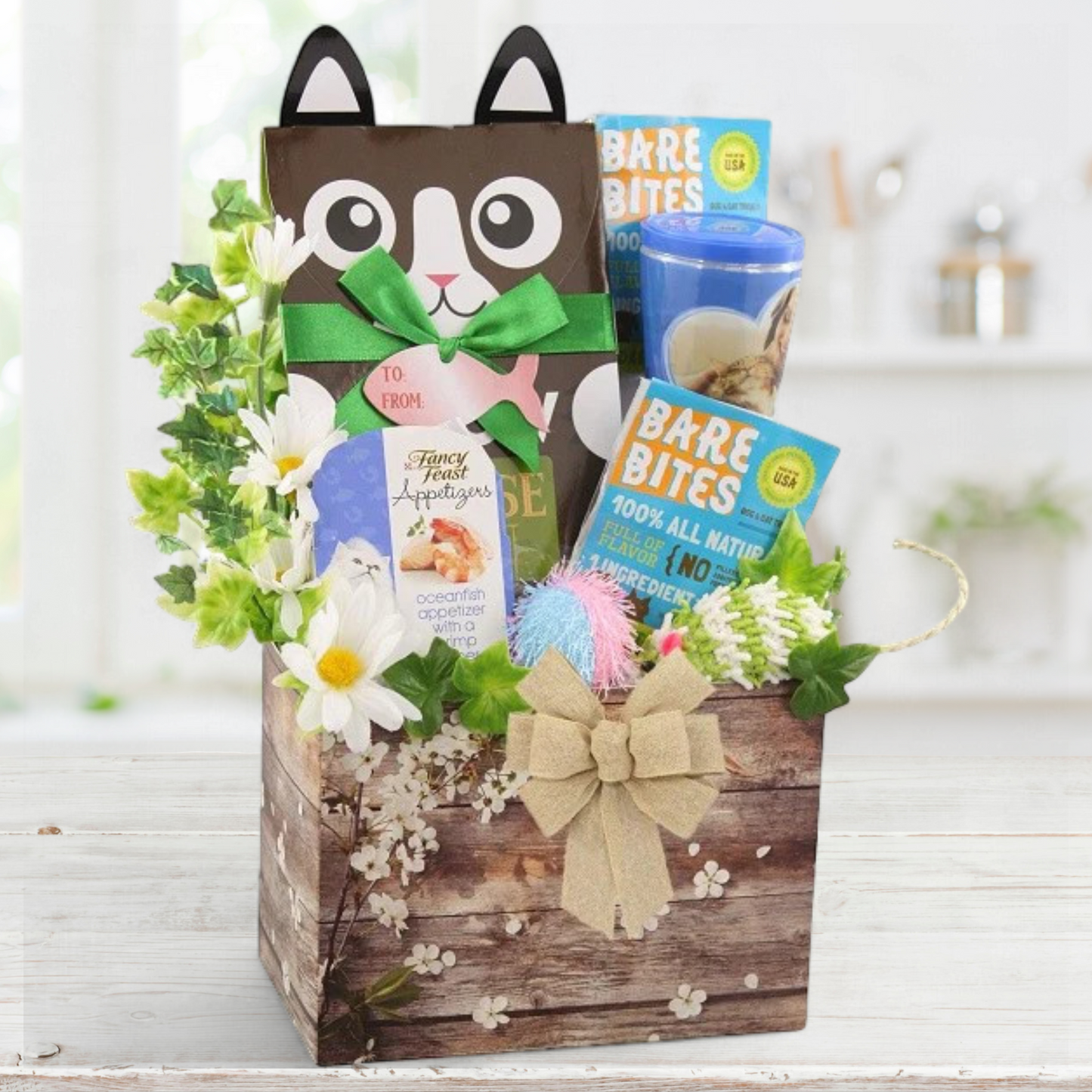 Purrfect Kitty: Cat Gift Basket