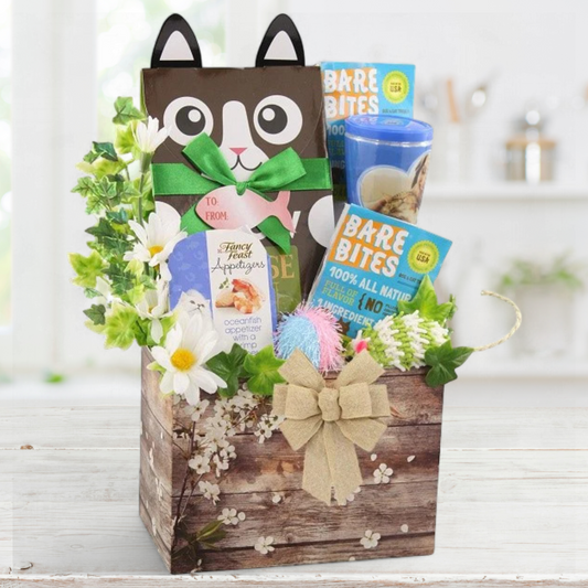 Purrfect Kitty: Cat Gift Basket