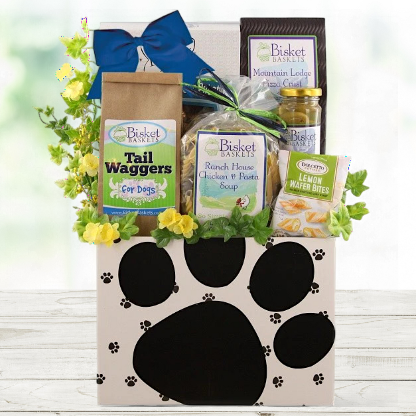 Pizza! Pizza! Dog and Ownder Gift Basket