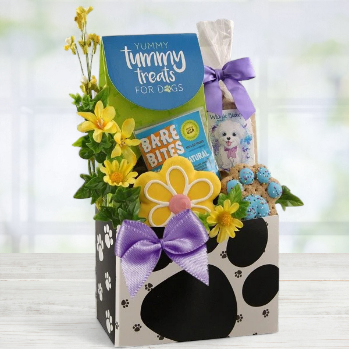 Just Because! Dog Gift Basket