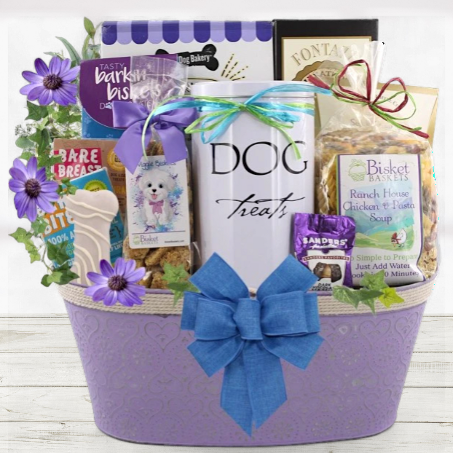 Uptown Gourmet Dog and Owner Gift Basket
