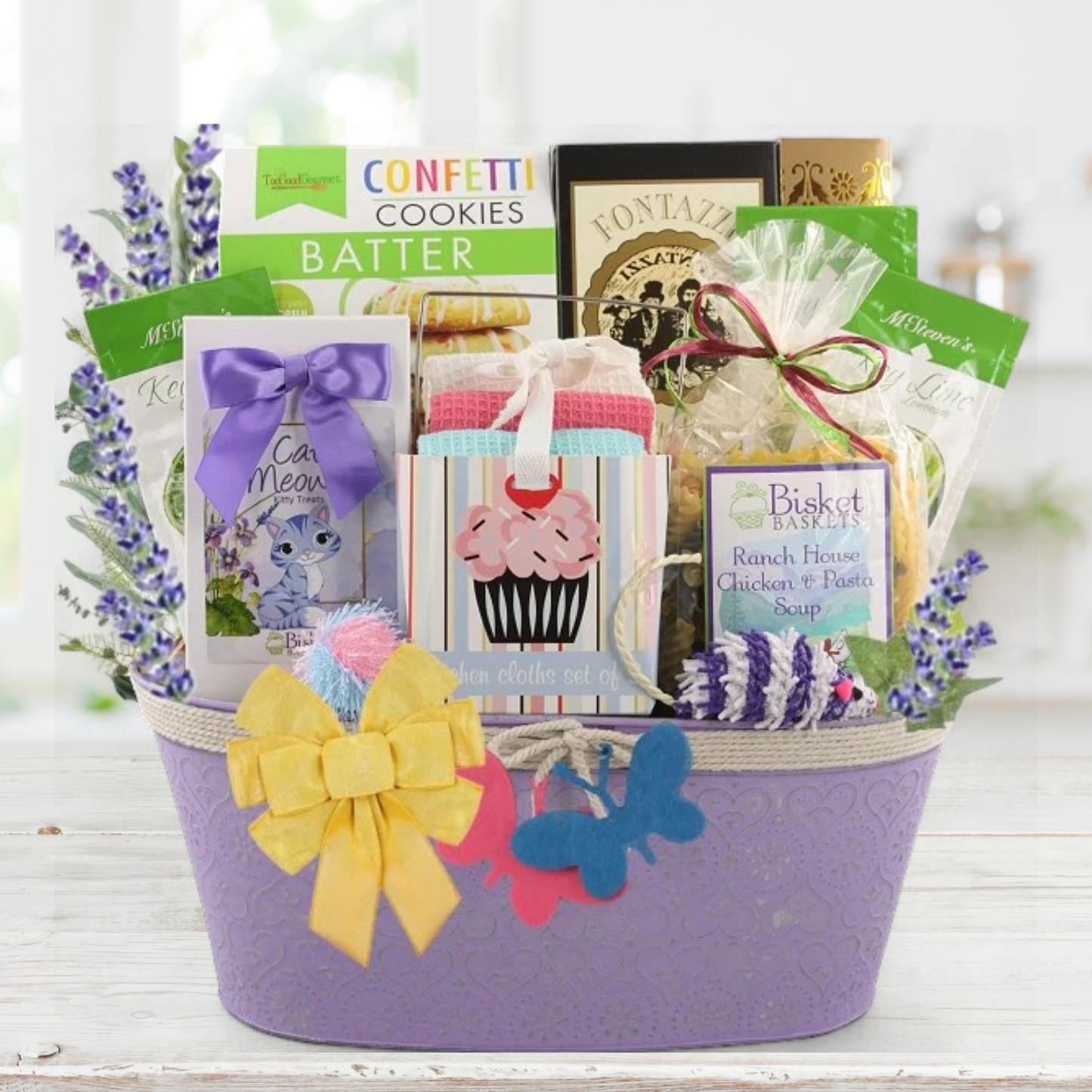 Best Friends Cat and Owner Gift Basket