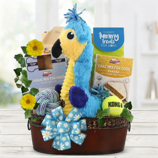 Ultimate Toys and Treats! Dog Gift Basket