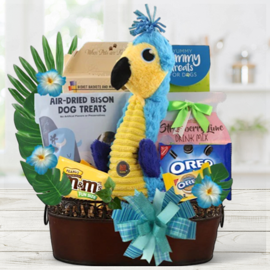 The Good Life Dog and Owner Gift Basket